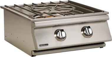 Note: these components All come with new knobs as shown above Components Slide in Double Side Burner Front & Back 304 Stainless Steel Construction 304 Stainless Steel Removable Cover Solid Brass