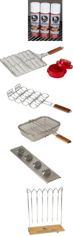 GRILLING ACCESSORIES Bull Non-Stick Grate Conditioning Spray Item# 24227 Awesome Grate protectant for your Bull Grill Can be used on tongs and utensils as well Bull Stuff A Burger 2 Pc Stainless