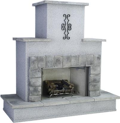 Outdoor Fireplaces Traditional Fireplace Wood Burning Fireplace Features Outdoor Rated Vent less NG ONLY Complete igniter