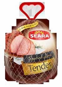 Tender Special Line: prepared using the finest pork cut, boneless pork leg, seasoned with select