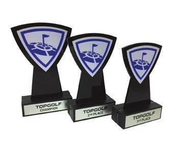 EVENT MEDALLIONS TOPGOLF TROPHIES