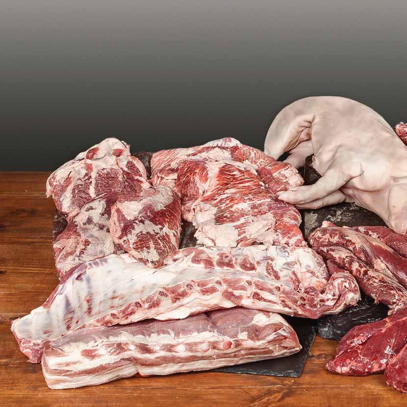 FRESH MEATS Suckling Piglet Ibérico Pork Bellota Secreto Ibérico Pork Bellota Abanico Ibérico Pork Bellota