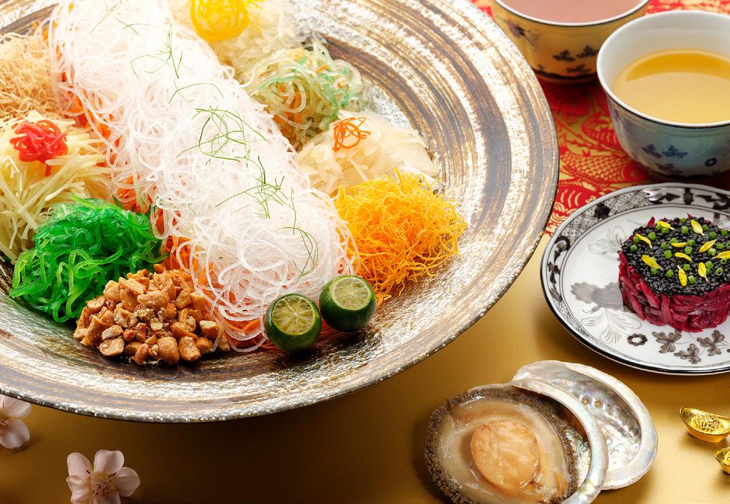 Private Dining Room Bamboo Abalone and Black Caviar Yu Sheng Gather family and friends for a joyful reunion and celebrate the Lunar New Year at The Ritz-Carlton, Millenia Singapore.