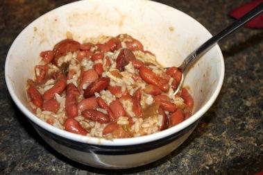 New Orleans Red Beans & Rice Ingredients: 1 pound dried red kidney beans 7 cups of water 1 green pepper chopped 1 onion chopped (medium) 3 celery stalks, chopped 3 garlic cloves, chopped 1 pound