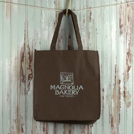 Magnolia Bakery logo on two sides.