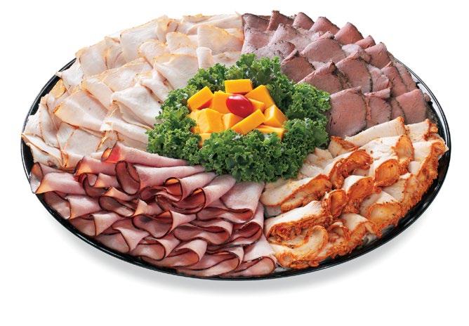 SMALL SERVES 8-10 MEDIUM SERVES 12-16 LARGE SERVES 18-24 BOAR S HEAD CUBED CHEESE & FRUIT TRAY Cubes of Boar s Head cheeses,