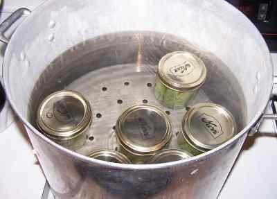 Get the canner heating and make sure your jars are clean (they need not be sterile, as the canner will do that).