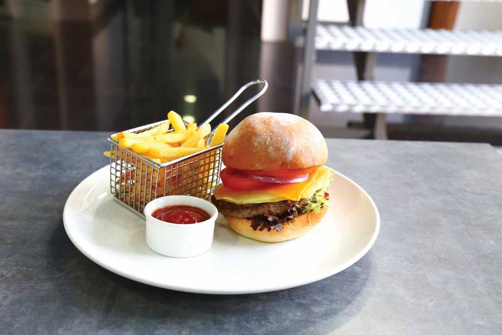 HANDCRAFTED BURGERS All C&G burgers are 100% Australian beef, custom-ground and always hand crafted.