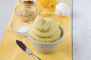 1 extra large fresh egg 1 tbsp Dijon mustard 1 tbsp raw lemon juice 1 cup olive oil 1 tsp salt 1 tsp cayenne pepper After pasteurization* (egg should be warm or at least brought to room temperature),