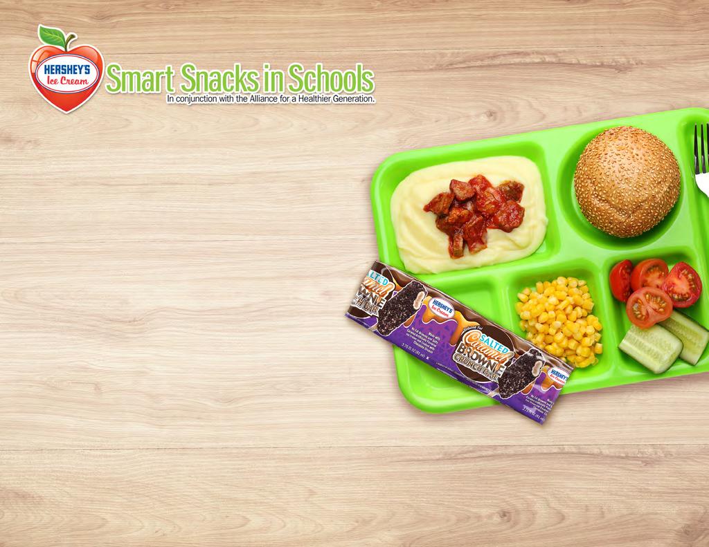 The tasiest way to increase school lunch participation! Hershey s has a wide variety of Smart Snack approved products that can help increase school lunch participation when included on the menu.