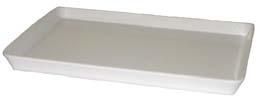 MELAMINE SERVINGWARE JAB White rectangular servingware Tray with handles Deep tray with handle insert Rectangular platter 49310 380mm x 270mm 49325 537mm x 340mm 50mm 49318 500mm x 340mm 49311 440mm