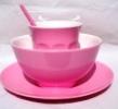 JAB MELAMINE DINNERWARE Coloured plates and bowls* Hot pink Lime Yellow