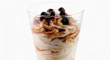 Single Servings - Signature Gelato Glass Collection COPPA CAFFE Fior di latte gelato with a rich coffee and pure cocoa swirl ITEM CODE: 3148 6 SERVINGS/CASE NET WT. 1 lb 4 oz - 0.57 kg NET WT.