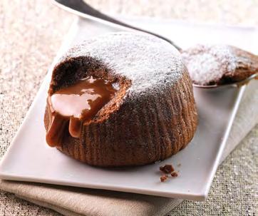 Single Servings - Pastries & Mousses CHOCOLATE SOUFFLÉ Moist chocolate cake with a heart of creamy rich chocolate ITEM CODE: 1467 12 SERVINGS/CASE NET