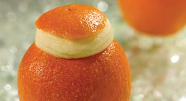 ORANGE RIPIENO Orange sorbetto served in the natural fruit shell ITEM CODE: 3060 12 SERVINGS/CASE NET WT.