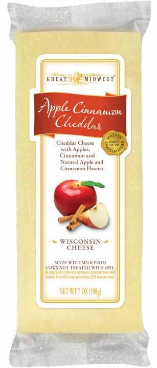 59 GREAT MIDWEST Cheddar Apple Cinnamon Bar Rbst Free 207652 7-11565-01140 12 7 oz