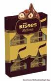 34000-15744 24CT. DRT KISSES DELUXE CHOCOLATES 0.9 OZ.