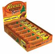 2-IN-1 COUNTER UNIT/POWER WING 72 REESE S Peanut Butter Trees, 1.2 oz.