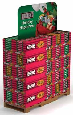 24 Bags of REESE S Peanut Butter Cup Miniatures, 11 oz. 96 BETTY CROCKER Peanut Butter Cookie Mix, 17.5 oz. 24"W x 20"D x 39.