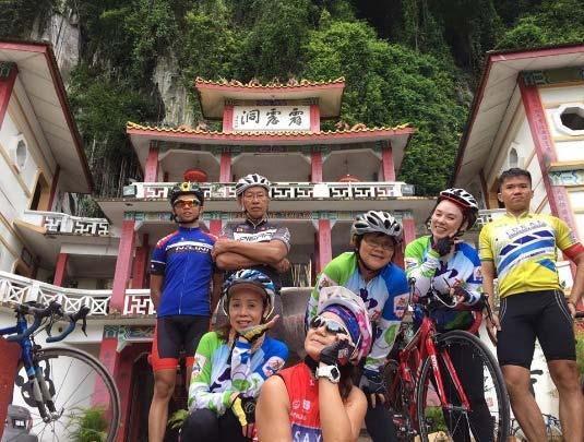 ~8AM Ride through Tambun Lost World Scenic Spot. ~26KM Arrive at Confucius Temple. ~11KM Ride to Perak Cave Temple.