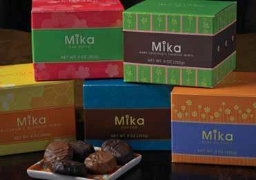 75 Approximately 17 pieces or more MIKA PASSION CHOCOLATES 1904 9 oz. $12.