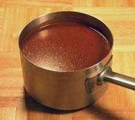 GRAVY, BEEF PREPARED - 81500 6 months - unprepared, held under refrigeration 4 hours - prepared 2 Quarts Water Hot, (195º - 205ºF) Mixing Container with Lid 1 Bag Mix Gravy Beef Rubber spatula Whisk