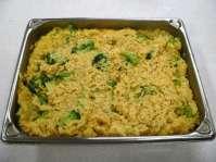 BAKE, BROCCOLI CHEESE AND RICE - 80003 Rice: Prepared - 24 hours held under refrigeration Cheese Sauce: Prepared - discard at end of day 2 hours Note: It is acceptable to add up to 2 cups carry over