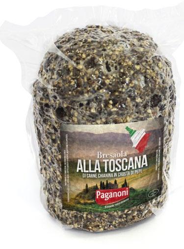 Pleasantly flavoursome, Toscana is available in 1 kg pieces, also being ideal for home consumption, to exalt finger foods or enrich everyday dishes.