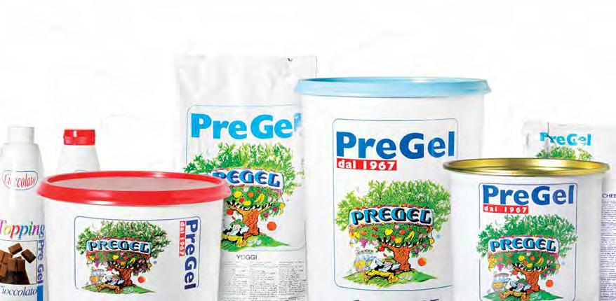 ABOUT PREGEL Founded in the province of Reggio Emilia, Italy in 1967, PreGel has become an international powerhouse in the foodservice sector of manufacturing and distributing specialty dessert