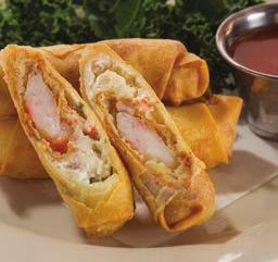 95 Sweet creamy cheese and crab wonton wraps with our house sweet and