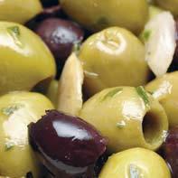 5kg PITTED HOT CHILLI OLIVES Green Beldi and purple Coquillos olives with herbs and