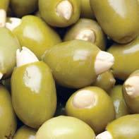 5kg MIXED STUFFED OLIVES Large green olives hand stuffed with garlic, lemon &