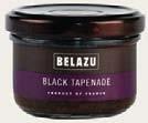 1 per case BLACK OLIVE TAPENADE BELAZU Jar Code PA001R 90g 6 per case