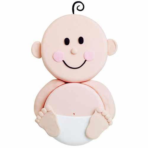 With rolled fondant, it s easy to get all the details right: from skin that looks as smooth as a baby s bottom, to the pudgy toes and the cute curly top!