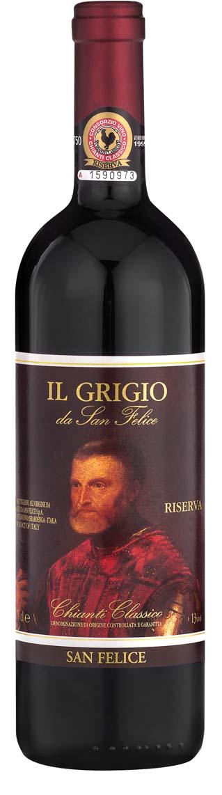 on the Monte Morello formation or on Macigno del Chianti sandstone Guyot and Spur-pruned cordon GRAPES Sangiovese 100% HARVEST VINIFICATION AND AGEING PROCESS BOTTLES PRODUCED 280,000 SERVING