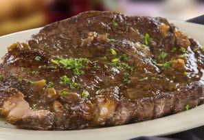 Prime ribeye steak, 28 day aged, served sizzling. 33.95 AL S FAVORITE FILET Center cut, Certified Angus Beef tender filet, topped with fabulous caramelized onions and sizzling steak butter. 34.
