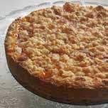APRICOT CRUMBLE CAKE: FOR SHORT CRUST GLUTEN-FREE PASTRY (see p. 15) FOR VEGAN SHORT CRUST PASTRY RECIPE (see p.