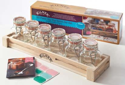 Kilner 20 piece spice jar set The Kilner 20 piece spice jar set is perfect for storing herbs and spices.