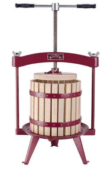 Kilner fruit press The Kilner Fruit Press is ideal for someone who makes 10, 20 or 30 gallons of wine, cider or other presse at a time.