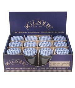 Kilner Twist top - round The Kilner Twist Top Jars are great additions to the range and are perfect for serving condiments and storing dried fruit and herbs.