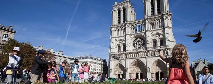 Notre Dame is the most visited monument in France.