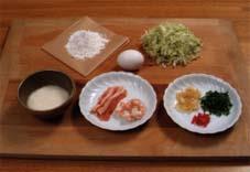 Okonomiyaki is mainly associated with Kansai or Hiroshima areas of Japan, but is widely available throughout the country. Toppings and batters tend to vary according to region.