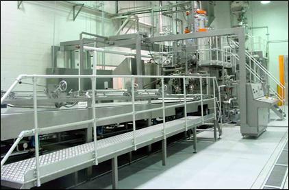 Hard Candy Manufacturing One of four continuous cooking systems in the