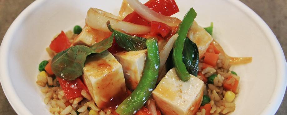 THAI BASIL TOFU Featuring Minh Less Sodium Sweet & Sour Sauce SWEET & SOUR CN Crediting M/MA Vegetables (Other) Vegetable (Red/Orange) 13/4 oz.