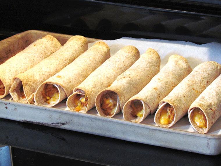 Slow Cooker Chicken and Cheese Taquitos Slow cooker chicken and cheese taquitos are a delicious dinner that comes together in a snap!