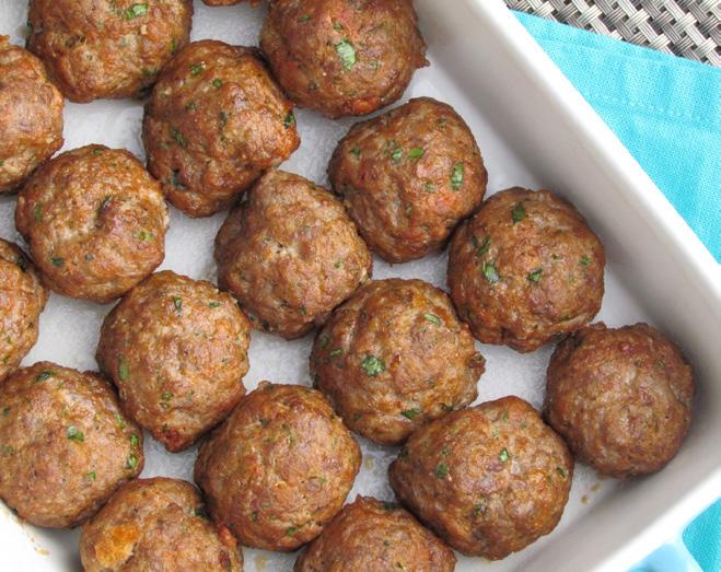 Baked Italian Meatballs Meatballs don t get easier than this baked version, which means less work and fewer dishes to clean up than typical recipes.
