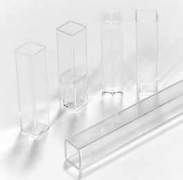 recommended for kinetic studies Round Cuvettes CUV Series Made from borosilicate glass Designed specifically to