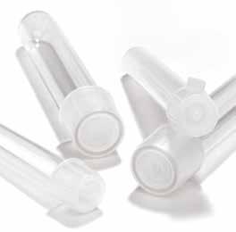 Sterile Test Tubes with Two-Position Caps TT2C Series Caps fit loose for aerobic culturing or tight for anaerobic