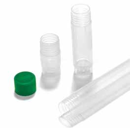 Racks and storage boxes for Cryosure vials can be found on pages 46 and 48.