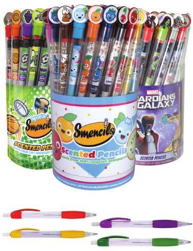 Smencils & NEW Mechanical Smencils Make 40% - 45% Profit! Smencils - scented pencils are a favorite with kids!